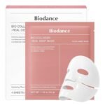 BIODANCE Bio-Collagen Real Deep Mask, Hydrating Overnight Hydrogel Mask, Pore Minimizing, Elasticity, Plumping Improvement, Korean Skin Care | 1.19oz(34g) x 4ea