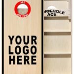 CornholeAce Custom ACE Red Zone | Cornhole Board Set | No Bounce! Made of Baltic Birch Plywood, Includes Handles, Made in USA, Professional Tournament Style | ACE Pro Series