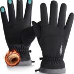 rivmount Winter Waterproof Ski Snow Warm Gloves for Women Men, Windproof Cold Weather Thermal with Touchscreen Fingers, for Running Driving Cycling Hiking Biking Outdoor Sports Daily Work